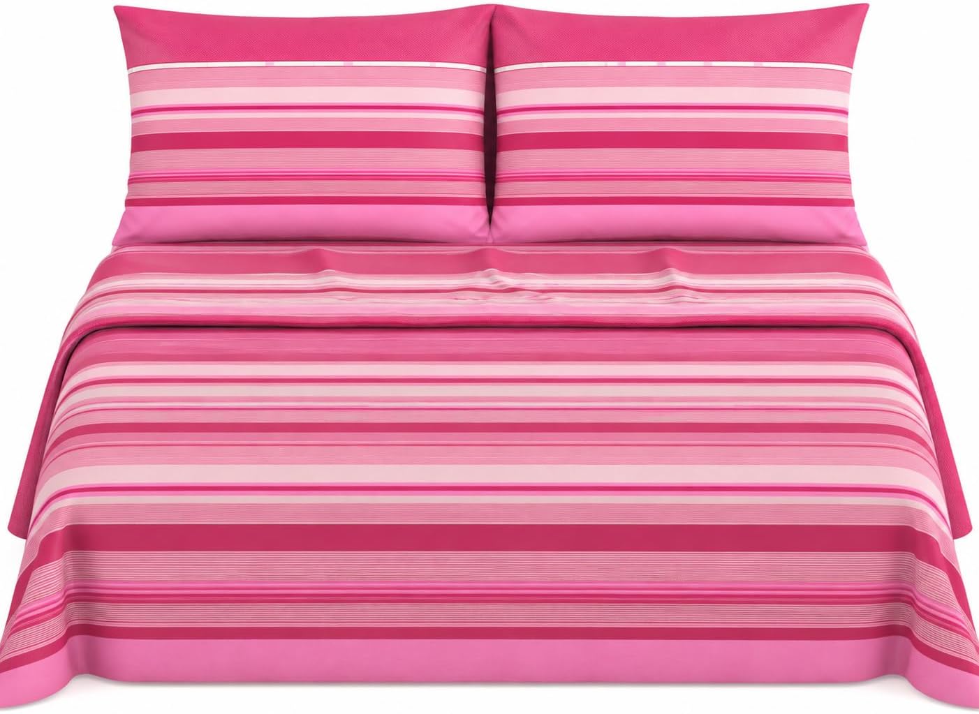 Lenzuola Set Completo Letto Misto Cotone 1 Piazza e Mezzo Sotto Sopra + Federa Fantasia Vari Modelli