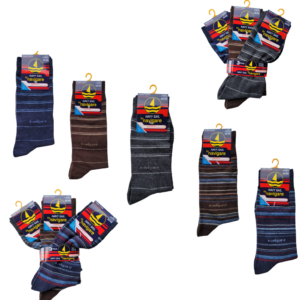 Calzini Uomo Cotone Caldo Invernale 6 Paia Corte Con Elastico Soft Navigare HB
