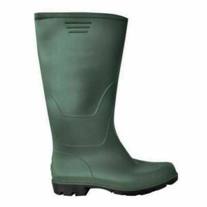Stivale Da Lavoro Uomo PCV Gomma Stivali ALTI Antiscivolo caccia pesca pioggia VERDE