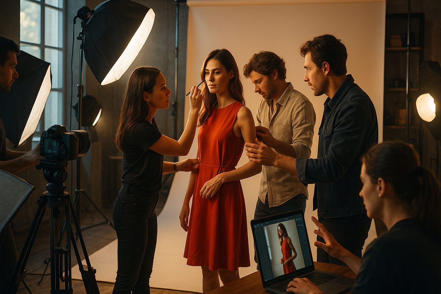 Behind the scenes